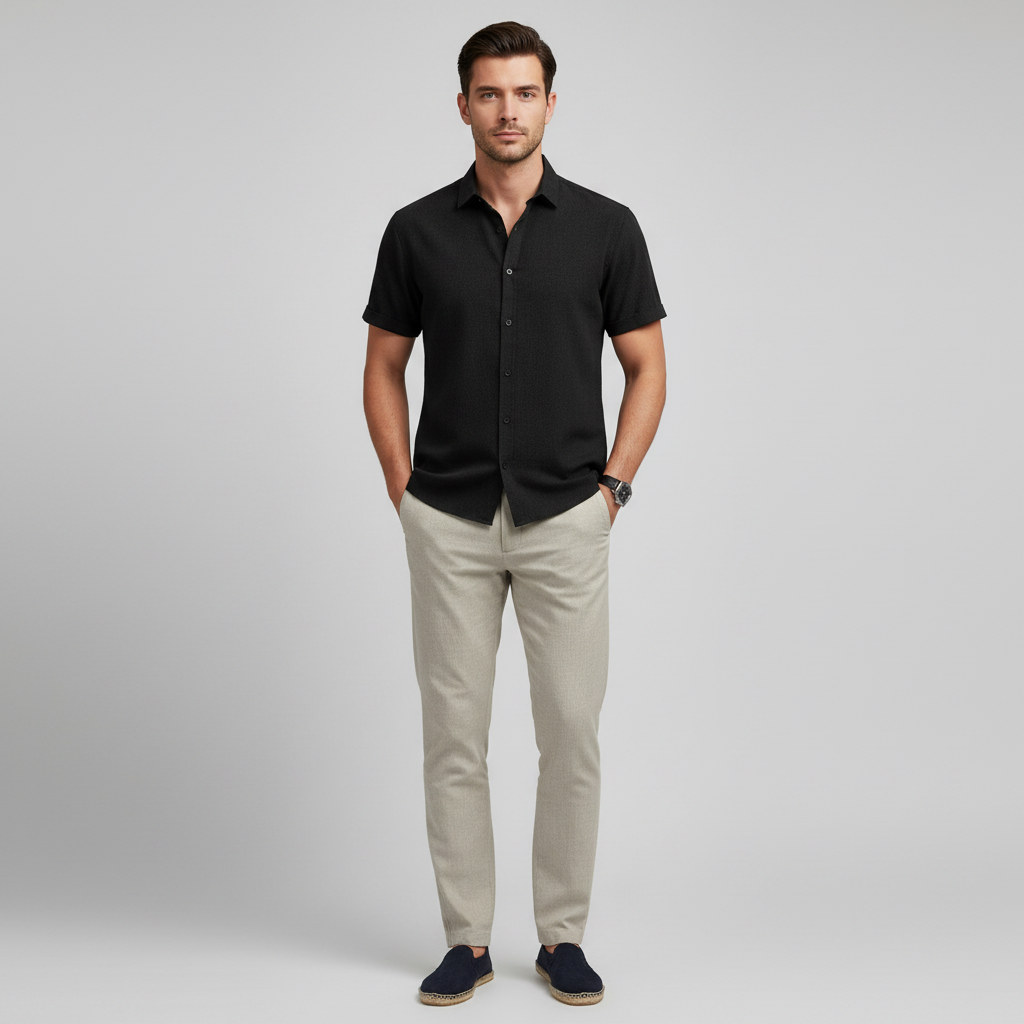 Men's Casual Summer T-Shirt | Elegant Leisure Blouse