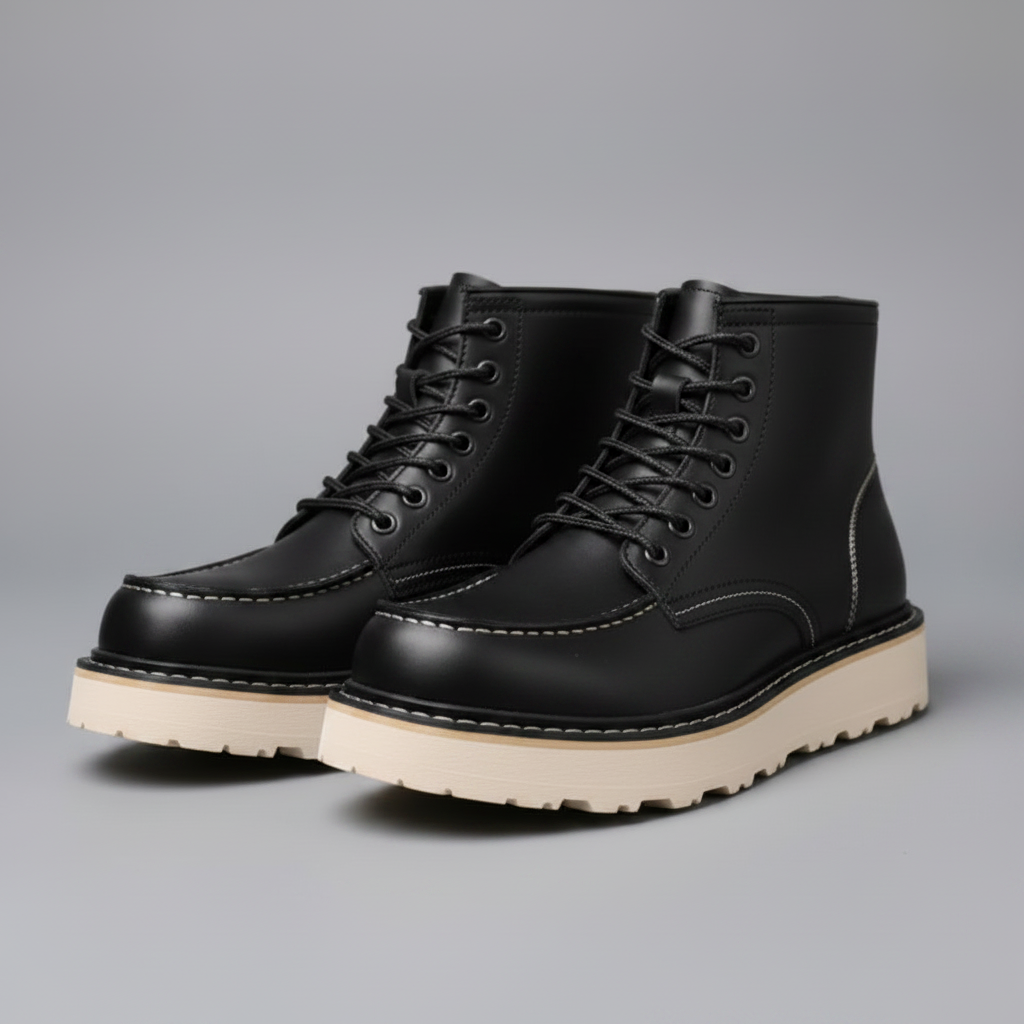 Men's Lace-Up Ankle Boots | Durable Leather Footwear