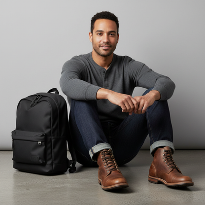 Men's Lace-Up Work Boots | Durable Ankle Design