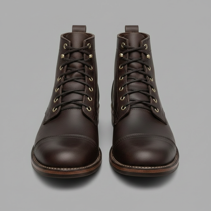 Men's Lace-Up Work Boots | Durable Ankle Design