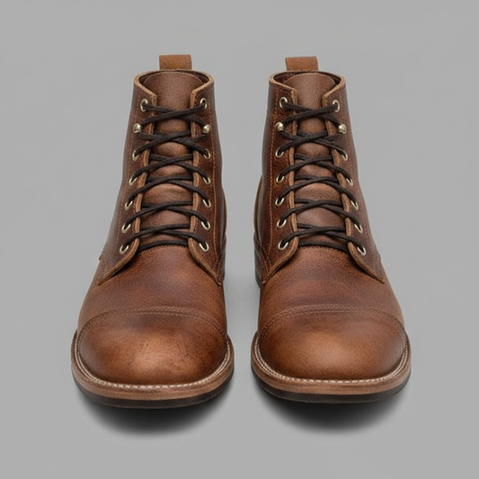 Men's Lace-Up Work Boots | Durable Ankle Design