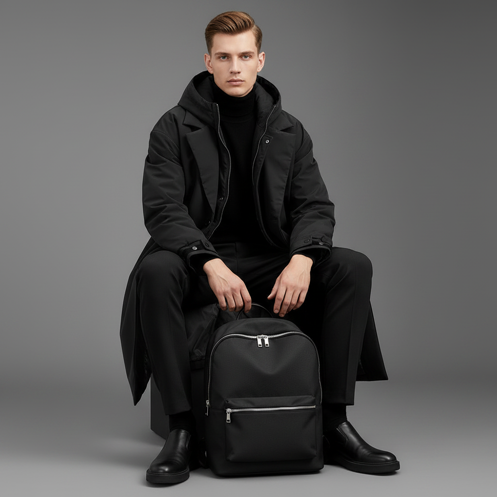 Men's Long Waterproof Puffer Coat | Stylish Winter Outerwear