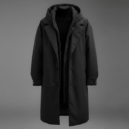 Men's Long Waterproof Puffer Coat | Stylish Winter Outerwear