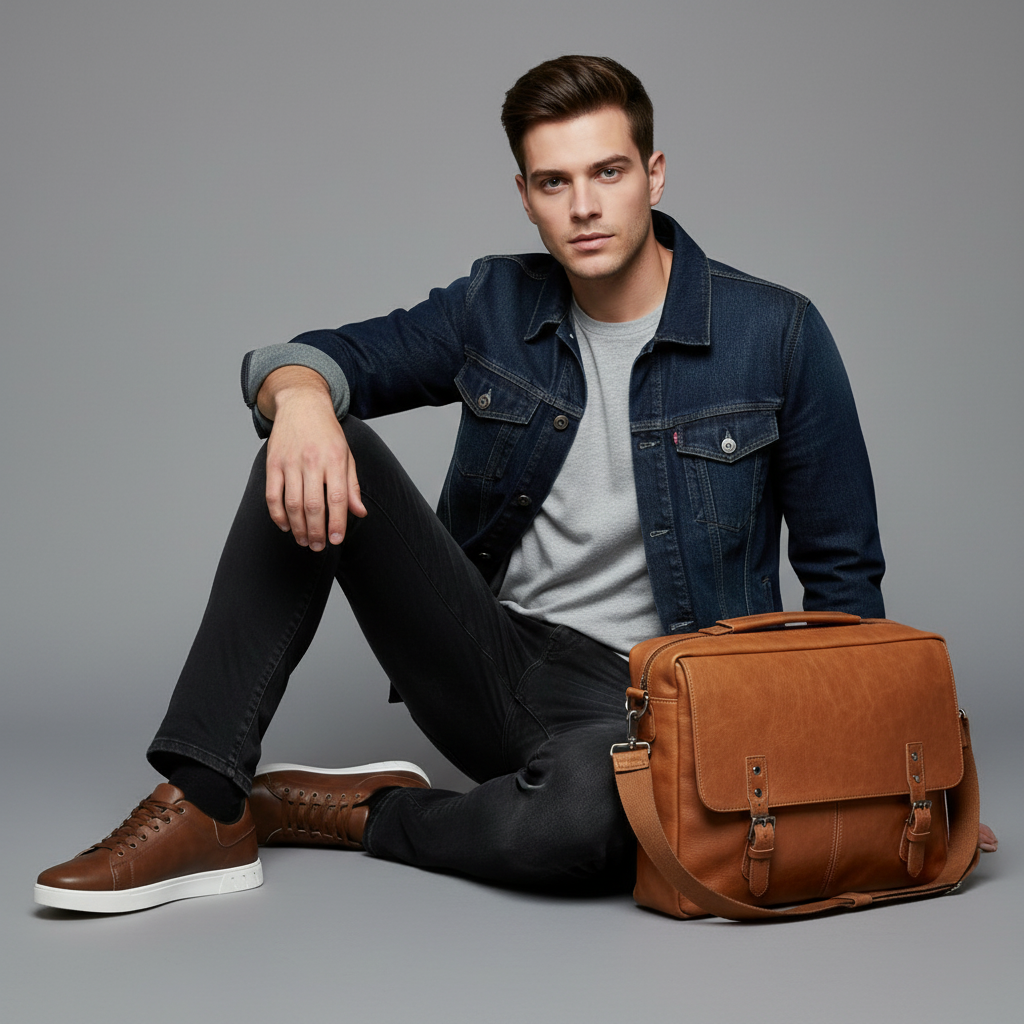 Men's Low-Top Sneakers | Casual Lace-Up Trainers