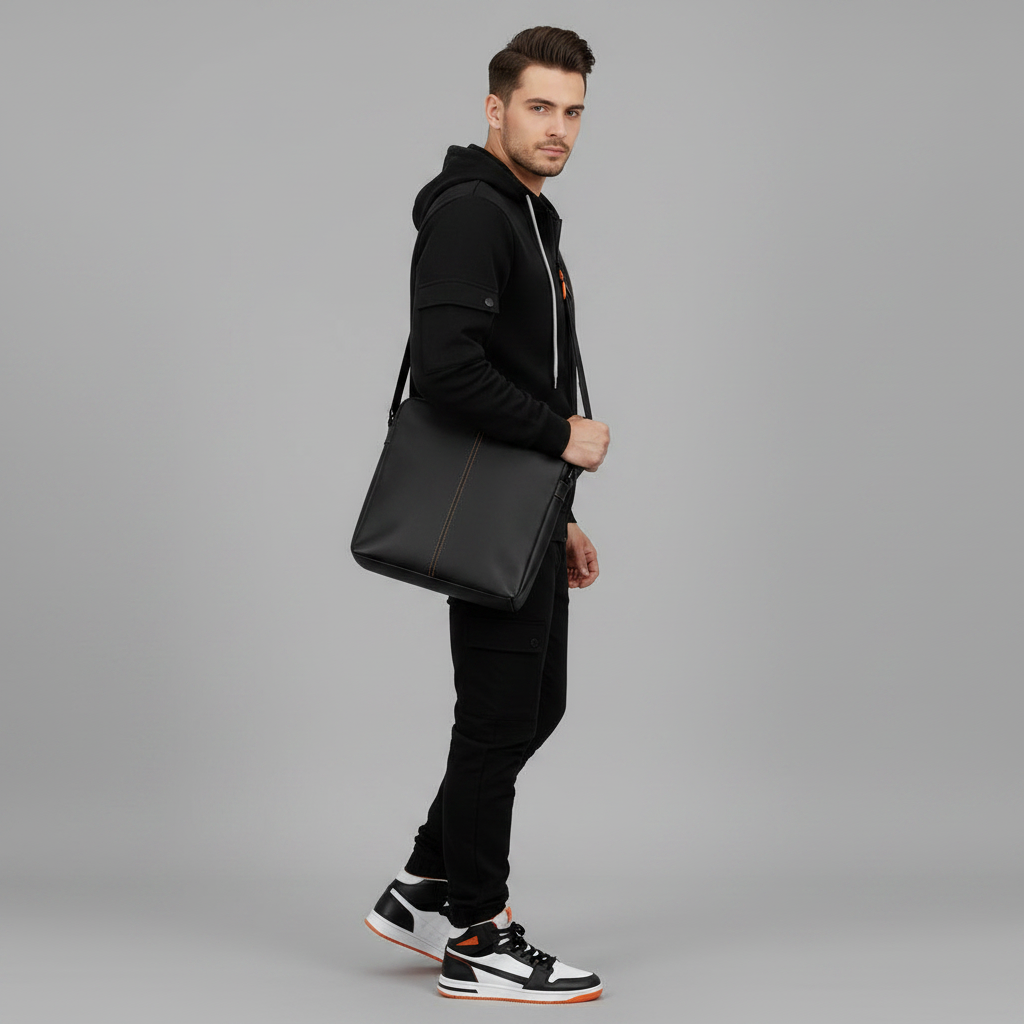 Men's Utility Zip-Up Hoodie | Casual Sweatshirt for Men