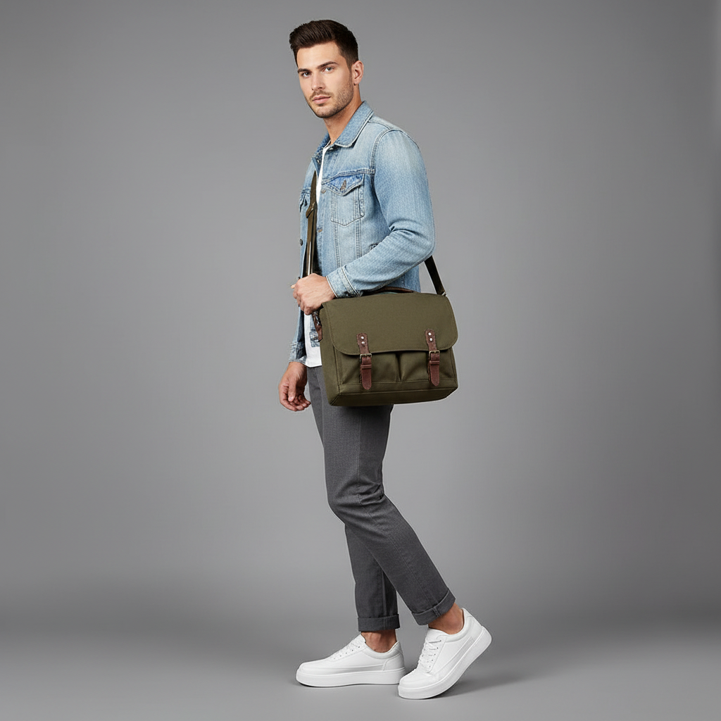 Men's White Platform Sneakers | Modern Lace-Up Footwear