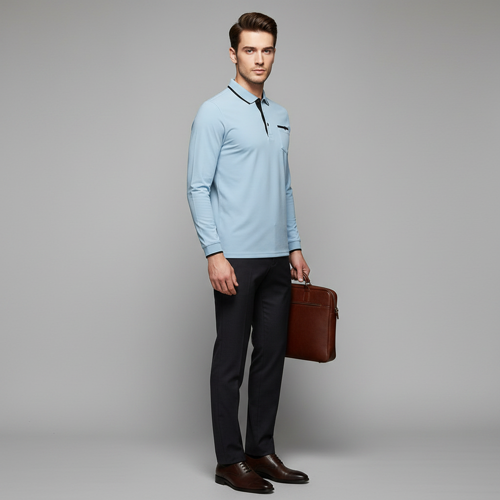 Men's Elegant Polo Shirt | Classic Fit Casual Essential