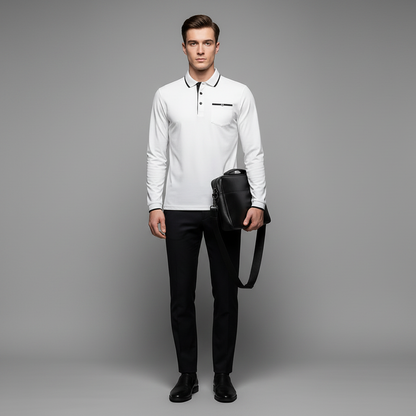 Men's Elegant Polo Shirt | Classic Fit Casual Essential