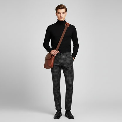 Sasha Checked Chino Pants | Men's Pants