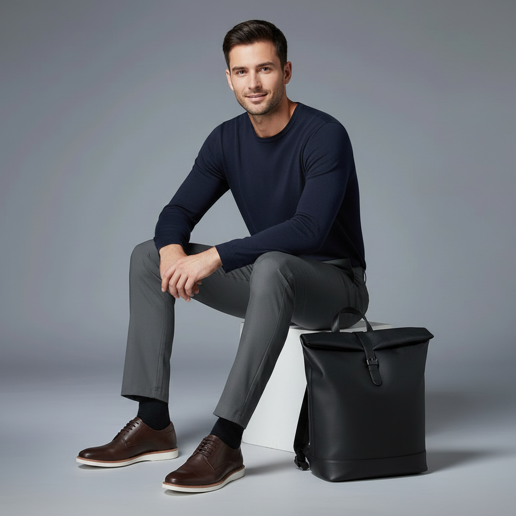 Saul | Men's Slim Fit Casual Chinos Trousers