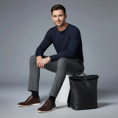 Saul | Men's Slim Fit Casual Chinos Trousers